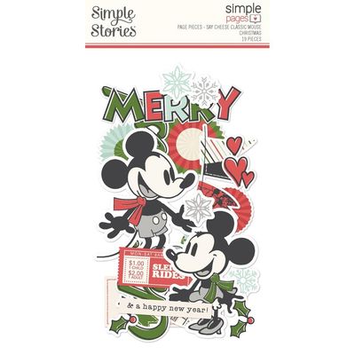 Simple Stories - Say Cheese Classic Mouse - Magic - Page Pieces - 25214 - 19 Pcs
