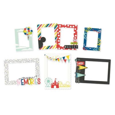 Simple Stories - Say Cheese Classic Mouse - Magic - Chipboard Frames - 22422 - 6pcs