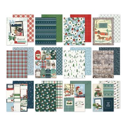 Simple Stories -Simple Vintage Flannel Season Collection - 6" x 8" - Paper Pad - 25315 - 24 pcs