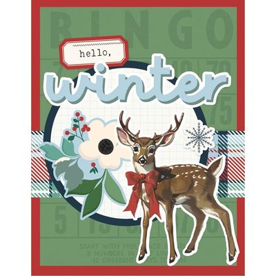 Simple Stories - Simple Vintage Flannel Season Collection - Card Kit - 25327 - Makes 8 Cards