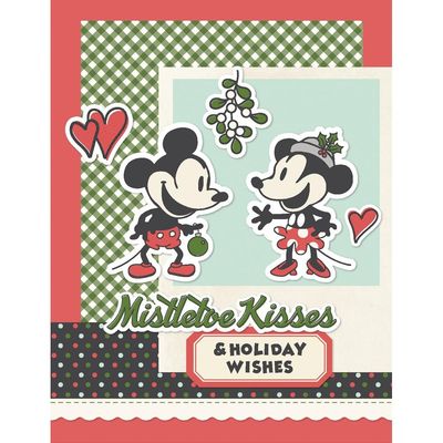 Simple Stories - Say Cheese Classic Mouse Collection - Christmas - Card Kit - 25215 - Makes 8 Cards