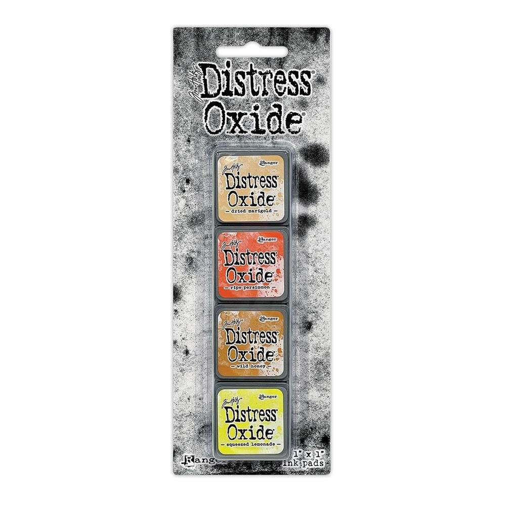 Tim Holtz - Ranger Industries - Distress Oxides - Minis - Kit #8 - TDIK91547 - Set of 4 cubes