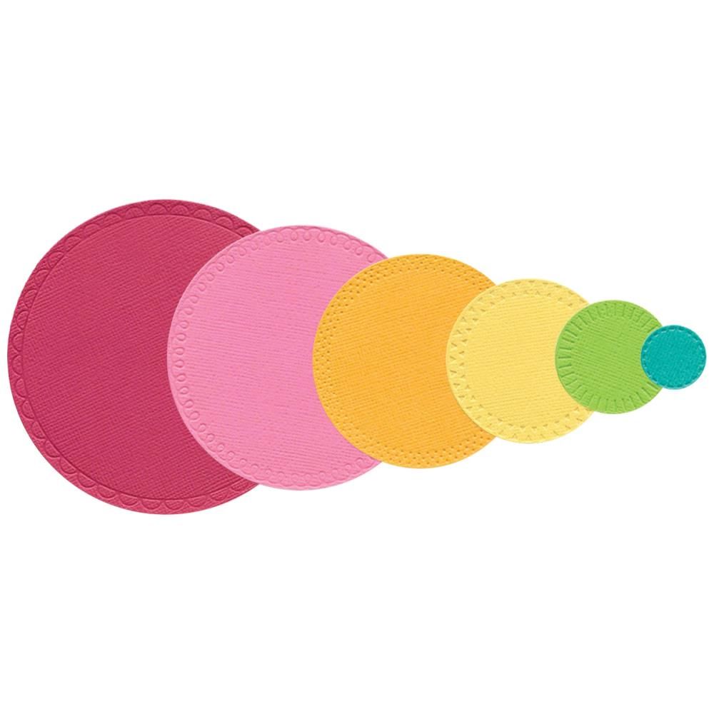 Sizzix - Framelits - By Catherine Pooler - Party Circles - 666991 - 6 pcs