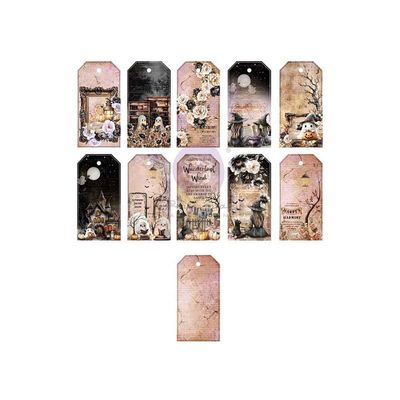 Prima Marketing - The 3 Girls Tale - Bewitched Collection - Tag Book - 677794 - 40 Tags
