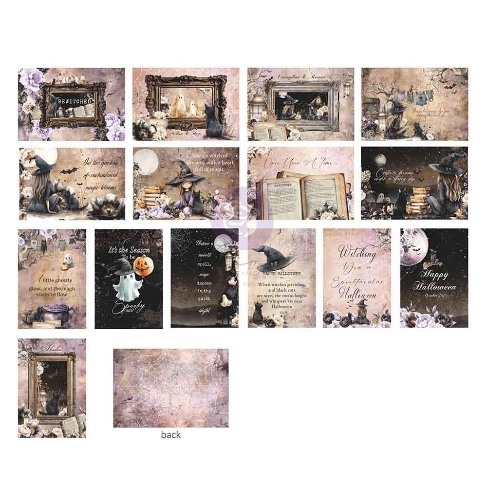Prima Marketing - The 3 Girls Tale - Bewitched Collection - Journaling Cards - 677787 - 45Cards