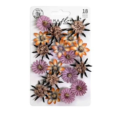Prima Marketing - The 3 Girls Tale - Bewitched Collection - Mulberry Flowers - Hazel - 680596 - 18 pcs