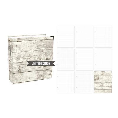 Simple Stories - Sn@p Binder - Aspen - D Ring - 6" x 8" - 10782 - 12 sheets plus album
