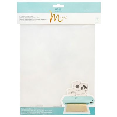 We R Makers - Minc - Foiling - Transfer Folders (Carrier Sheets) - 8.5&quot; Wide - 2 pack - 60000670
