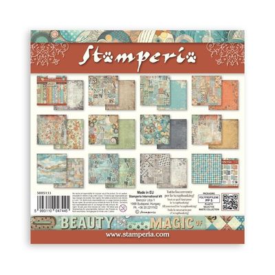 Stamperia - Furry Friends Collection - 8" x 8" Paper Pad - SBBS133 - 10 Sheets