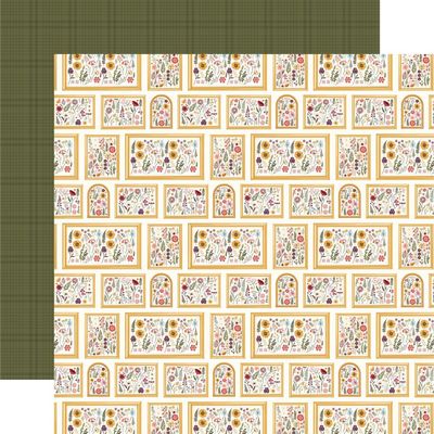 Carta Bella - Pressed Florals Collection - 12" x 12" Paper Pack CBPF473016 - 12 Sheets plus stickers