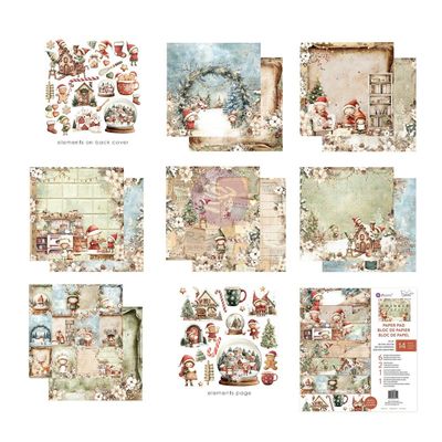 Prima Marketing - 3 Girls Tale - Twinkle &amp; Treats Collection - 12" x 12" Paper Pad - 680152- 14 Sheets