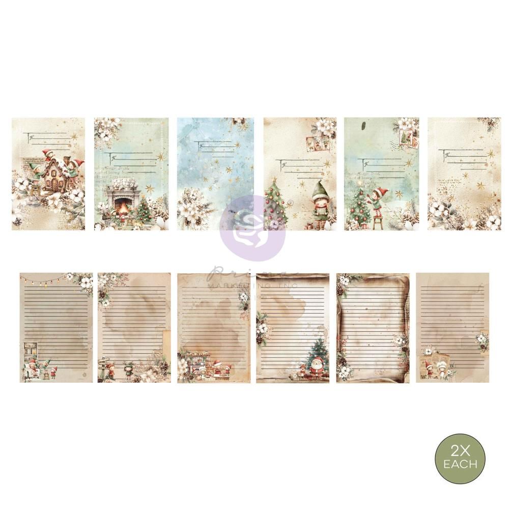 Prima Marketing - 3 Girls Tale - Twinkle &amp; Treats Collection - Stationary Pack - 680268- 12 Sheets &amp; 12 Envelopes