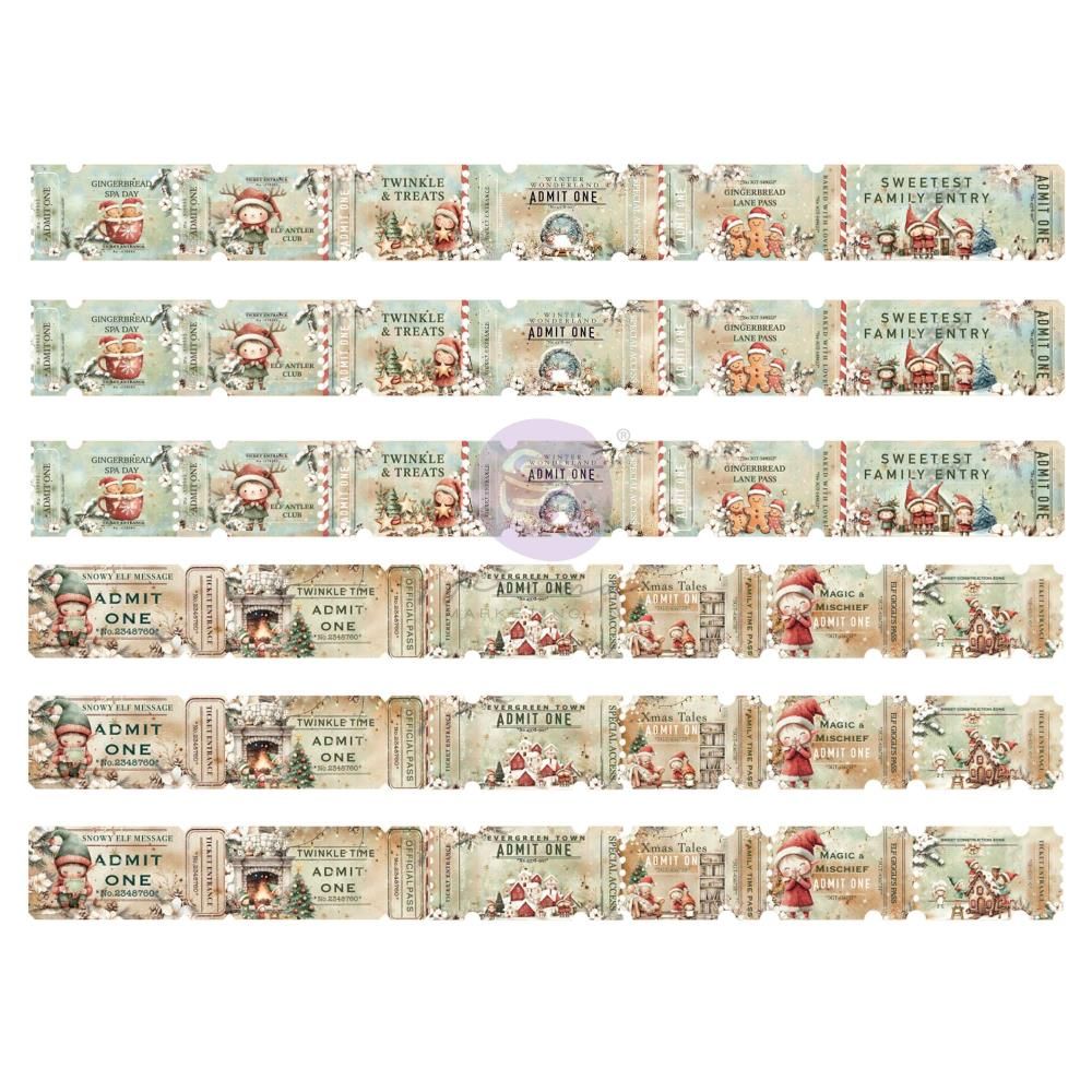 Prima Marketing - 3 Girls Tale - Twinkle &amp; Treats Collection - Tickets - 680206 -  36 pcs