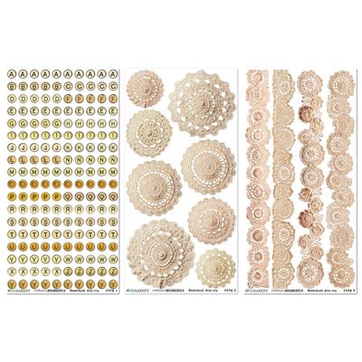 49 &amp; Market - Nostalgic Memories Collection - Rub Ons - Essential - 6" x 12" - DNM34011 - 3 Sheets
