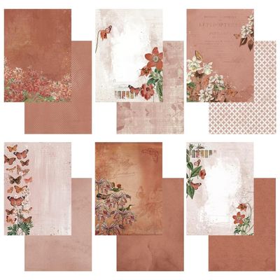 49 &amp; Market - Colour Swatch Collection - Terracotta - 6" x 8" - Paper Pack - OTCS29772