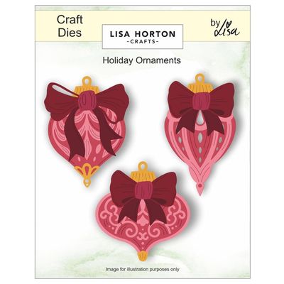 Lisa Horton Crafts - Holiday Ornaments- LHCCD351 - 15 dies