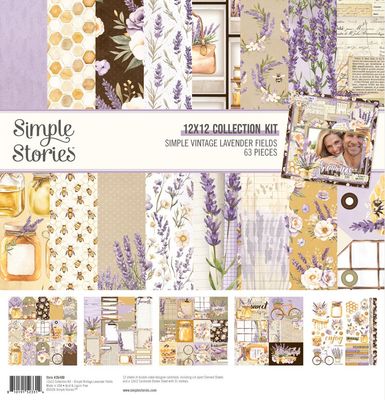 Simple Vintage Lavender Fields - NEW