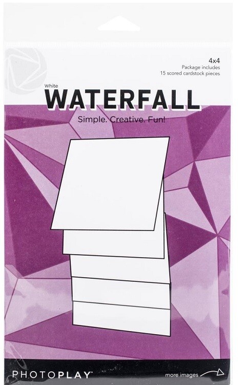 Photoplay - Makers Series - Waterfall Set - 4" x 4" - White - PPP2158