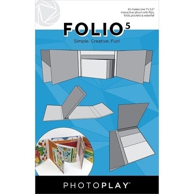 Photoplay - Makers Series - Folio 5 - White - 7.5" x 5.5" - PPP2490