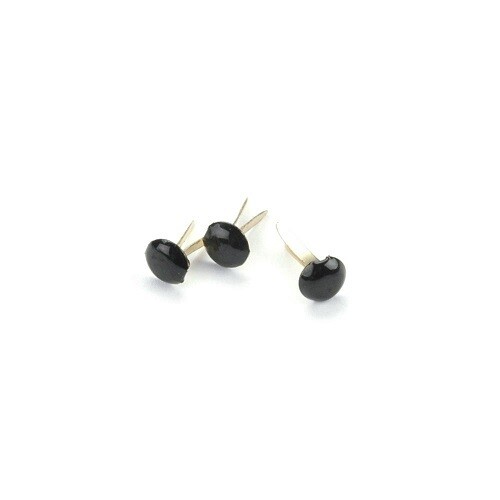 Creative Impressions - Brads - Mini - Black - Round - 3mm - 100pack - CI90102