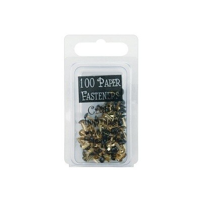 Creative Impressions - Brads - Mini - Black - Round - 3mm - 100pack - CI90102