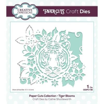 Creative Expressions - Paper Cuts Dies - Tiger Blooms - CEDPC1198 - 1 Die