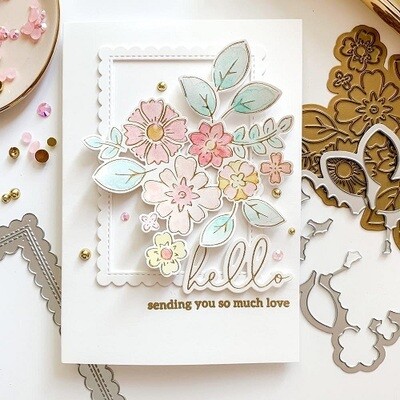 PinkFresh Studio - Hot Foil Plate - Simplest Gestures - 148822