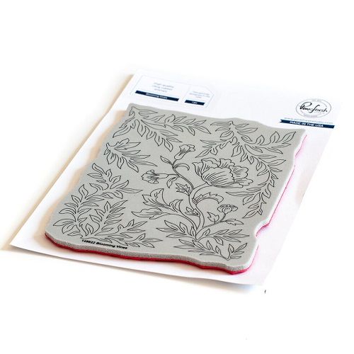 PinkFresh Studio - Bundle - Blooming Vines - Stamp, Stencil &amp;Die - 149822, 149922 &amp; 150022