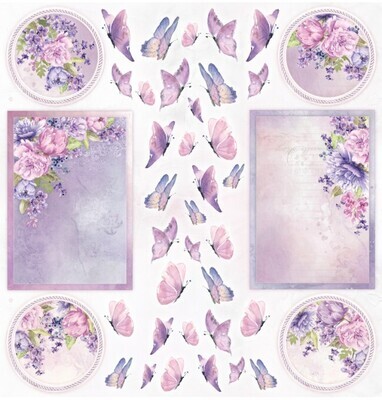 ScrapAndMe - Spring Purple - 12 x 12 Collection - 6  Sheets