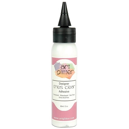 Art Institute Glitter - Designer Dries Clear - Liquid Glue - 2OZ - 60mls - DDC02