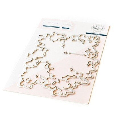 PinkFresh Studio - Bundle - Fancy Rose Bunch - Stencil &amp; Die Set - 160222 &amp; 160222