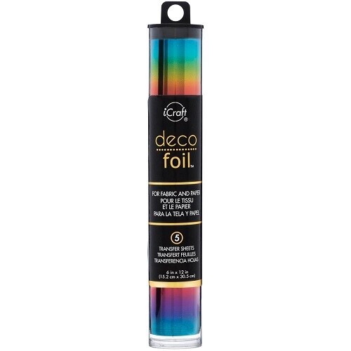 iCraft - Deco Foils - By Therm O Web - Rainbow - 6" x 12" - 53045
