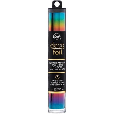 iCraft - Deco Foils - By Therm O Web - Rainbow - 6" x 12" - 53045
