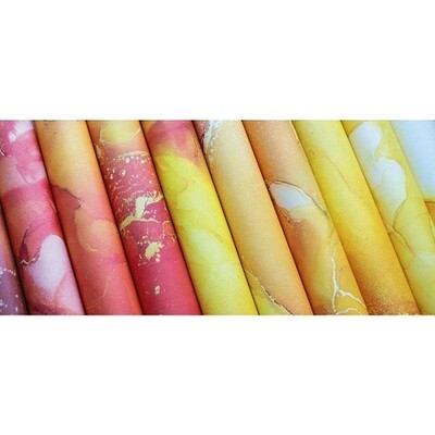 Craft Consortium - Ink Drops - Sunset - 6" x 6"  - Scrap Pad - CCPAD024