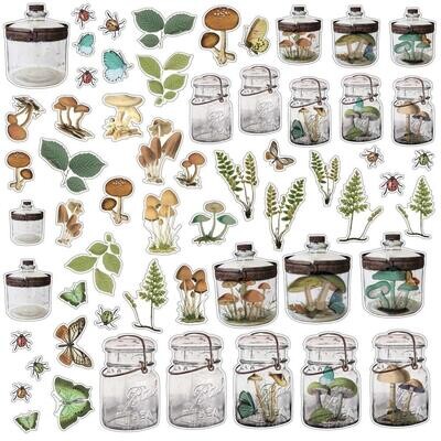49 &amp; Market - Vintage Artistry - Nature Study Collection - Specimen Acetate Shapes - NS23220 - 59 pcs
