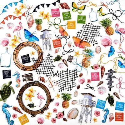 49 &amp; Market - Vintage Artistry - Sunburst Collection - Laser Die Cuts - General Elements - SUN24708