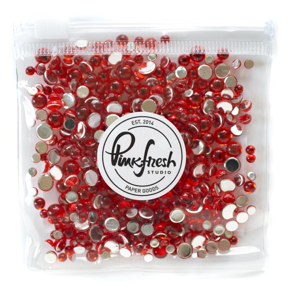 PinkFresh Studio - Essentials - Clear Drops - Scarlet - PF122ES