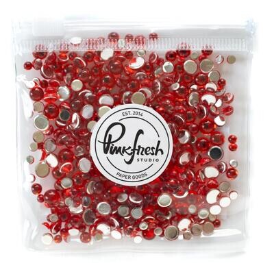 PinkFresh Studio - Essentials - Clear Drops - Scarlet - PF122ES