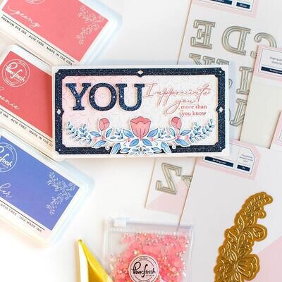 PinkFresh Studio - Sending Love - Die Set - 226324 - 5 pcs