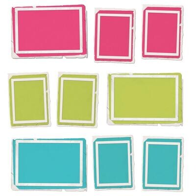 49 &amp; Market - Kaleidoscope Collection - Chipboard - Stacked Frames - KAL27259 - 27 pcs