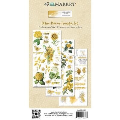 49 &amp; Market - Colour Swatch - Ochre Collection - Rub Ons - 6" x 12" - OCS26887
