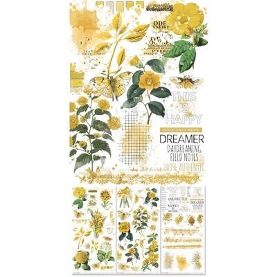 49 &amp; Market - Colour Swatch - Ochre Collection - Rub Ons - 6" x 12" - OCS26887