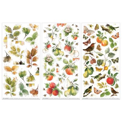 49 &amp; Market - Vintage Orchard Collection - Rub Ons - Botanical - VO28867 - 6" x 12" - 3 sheets