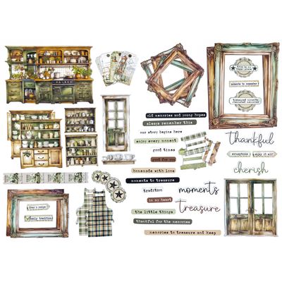 49 &amp; Market - Cottagecore Collection - By Dennis Bruton - Die Cuts - Elements - CC29673 - 73 pcs