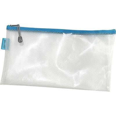 49 &amp; Market - Craft Storage Bag - Zippered Flexible Plastic Bag - Blue - 6" x 12" - CS26788