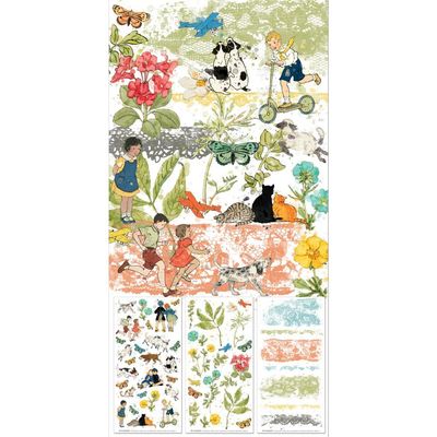 49 &amp; Market - Toddler Time Collection - Rub Ons - Blendable - TT30167- 6" x 12" - 3 sheets