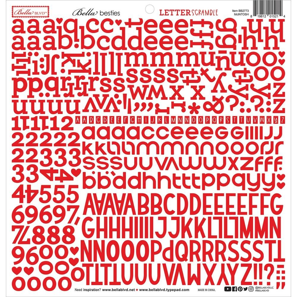 Bella Blvd - Bella Besties - Letter Scrambles - McIntosh - 12" x 12" - BB2773