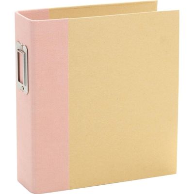 Simple Stories - Sn@p Binder - Blush - D Ring - 6" x 8" - 10731 - 12 sheets plus album