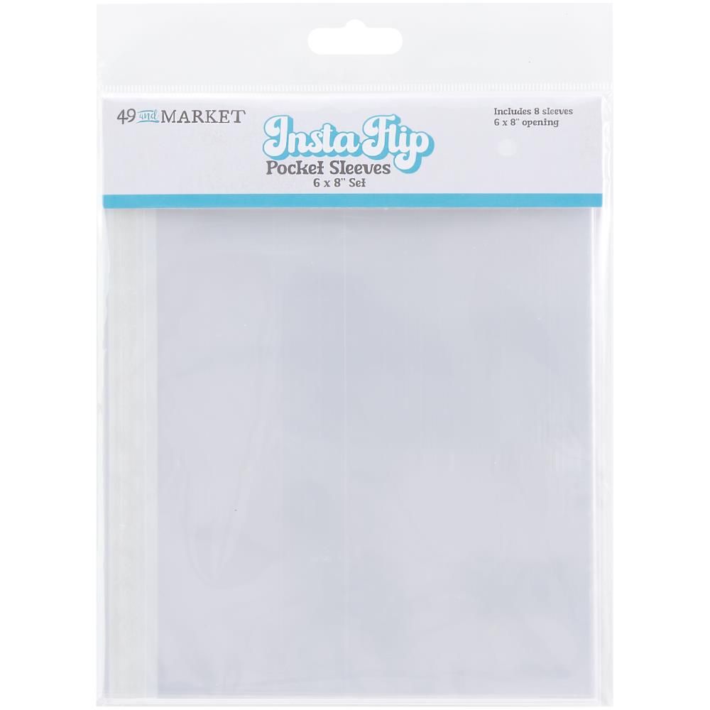 49 &amp; Market - Instaflips - Pocket Sleeves - 6" x 8" - 30983 - 8 pack