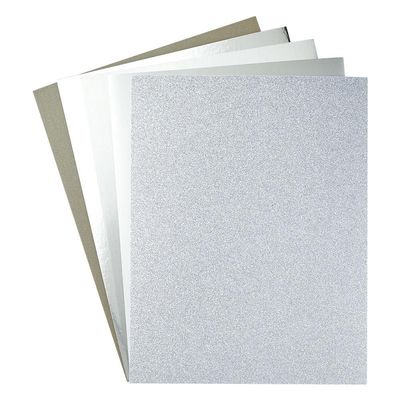 Spellbinders Paper Arts - Treasured Cardstock - Silver - A4 (8.5" x11" approx.) - SCSP-002 - 15 pcs